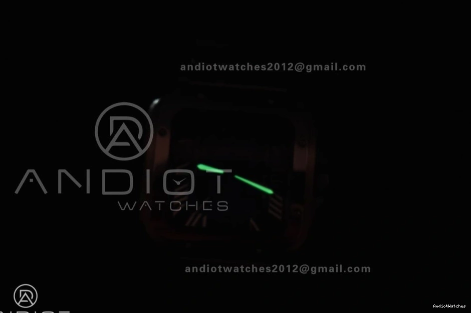 SmartLinks Edition Bracelet de Dial on 1:1 MIYOTA Youthful Green Cartier Santos BVF Best SS 1057 40mm 0509